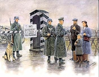 šCHECKPOINT SENTRY BOX CIVILIAN DOG 135 MASTER BOX 3527
