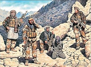 US Special Forces with Taliban Prisoner Present day 5fig. 135 Master Box 35163.