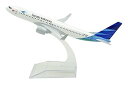 【中古】TANG DYNASTY 1400 16cm ガルーダ・インドネシア航空 Garuda Indonesia B737 合金飛行機プレーン模型 おもちゃ(3)