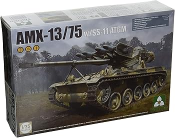【中古】TAKOM 135 AMX-1375 フランス軍 軽戦車 wSS-11対戦車ミサイル 2in1 プラモデル TKO2038