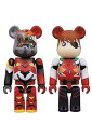 【中古】BE@RBRICK ベアブリック ヱヴァンゲリヲン新劇場版:Q E ABS&PVC 塗装済みアクションフィギュア 2パック