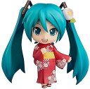 【中古】ねんどろいど キャラクター・ボーカル・シリーズ01 初音ミク 浴衣Ver. 夏椿 ノンスケール ABS&PVC製 塗装済み可動フィギュア(3)