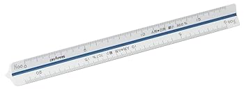 【中古】ドラパス FC三角スケール プラスチック製 ポケット型 15cm 16331(3)