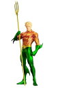 【中古】コトブキヤ ジャスティス・リーグ ARTFX+ アクアマン NEW52版 110スケール PVC塗装済み完成品