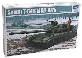 【中古】トランペッター 135 ソビエト軍 T-64 主力戦車 Mod.1975 プラモデル(3)
