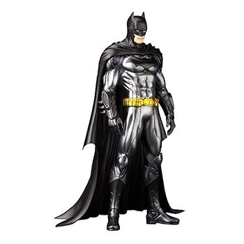 【中古】コトブキヤ ARTFX+ ジャスティス・リーグ バットマン NEW52版 110スケール PVC製 塗装済み完成品フィギュア