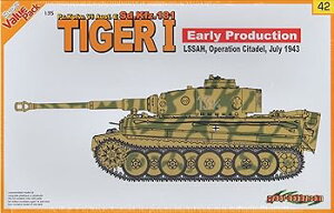 【中古】サイバーホビー 135 WW.II ドイツ軍 ティーガーI 初期生産型 第1SS装甲師団 東部戦線 1943
