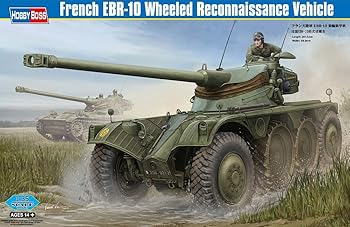 【中古】ホビーボス 135 フランス陸軍 EBR-10 装輪装甲車 プラモデル