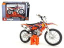 【中古】KTM 450 SX-F #5 Ryan Dungey "Red Bull" 118 Motorcycle by Bburago 51072 by Bburago 並行輸入品