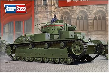 【中古】ホビーボス 135 ファイティングヴィークルシリーズ ソビエト T-28 中戦車 初期型 プラモデル