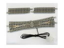 【中古】ロクハン Zゲージ R034 ダブルスリップポイントレール 左分岐 +カットレール