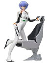 【中古】セガ 綾波レイ プレミアムフィギュア Girl with Chair(3)