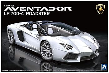 【中古】青島文化教材社 124 スーパーカーシリーズ No.12 ランボルギーニ アヴェンタドール ロードスタ..
