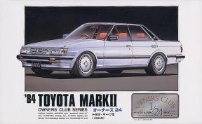 【中古】マイクロエース 124 オーナーズクラブ24No.2 トヨタ・マークII1984年式 プラモデル 成型色