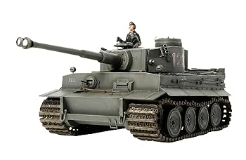 【中古】タミヤ 125 戦車シリーズ No.11 ドイツ陸軍 重戦車 タイガーI型 ディスプレイキット プラモデ..
