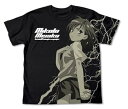 【中古】とある科学の超電磁砲 御坂美琴Tシャツ ブラック サイズ:M