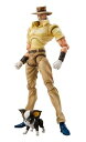 【中古】超像可動 ジョジョの奇妙な冒険第三部 17.ジョセフ・ジョースター&イギー荒木飛呂彦指定カラー
