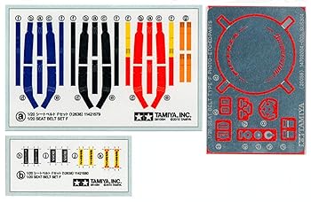 【中古】タミヤ 120 ディテールアップパーツシリーズ No.38 シートベルトFセット プラモデル用パーツ 1..
