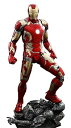 【中古】クオーター・スケール アベンジャーズエイジ・オブ・ウルトロン アイアンマン・マーク43 14スケール プラスチック製 塗装済み可動フィギュア