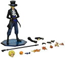【中古】Portrait.Of.Pirates ワンピース Sailing Again サボ 18スケール PVC製 塗装済み完成品フィギュア
