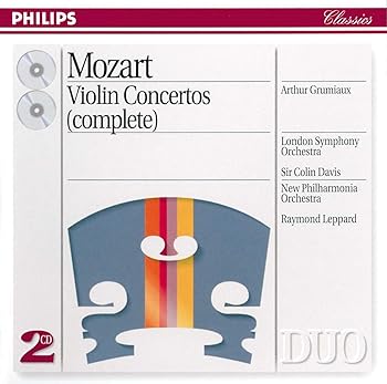 【中古】ヴァイオリン協奏曲第15番、ほか グリュミオー、コリン・デイヴィス&ロンドン響2CD