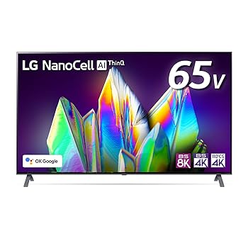 【中古】LG 65型 8Kチューナー内蔵 液晶 テレビ 65NANO99JNA IPSパネル Alexa 搭載 2020 年モデル