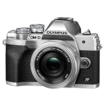 【中古】【39shop】OM★SYSTEM OLYMPUS E-M10 Mark IV シルバー マイクロ フォーサーズ システムカメラ M.Zuiko Digital ED 14-42mm F3.5-5.6 EZキット 20MP センサ（良い）