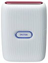 【中古】富士フイルムFUJIFILM チェキ スマホプリンター アッシュホワイトRed&Blue instax mini Link INS MINI LINK ...