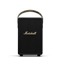 【中古】Marshall Official 大型ワイヤレスポータブルスピーカー TUFTON ブラック&ブラス 連続再生20時間IPX2防滴仕様急速充電aptX対応 国内正規品