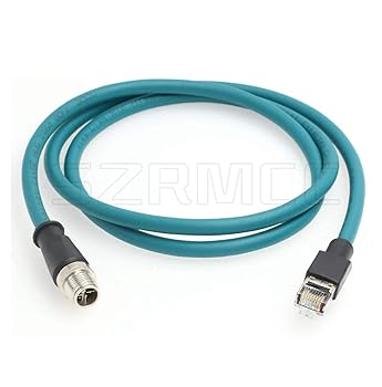 【中古】SZRMCC M128位置Xコードオス-RJ45イーサネットネットワークCat-6シールドケーブル産業用カメラ用 1m