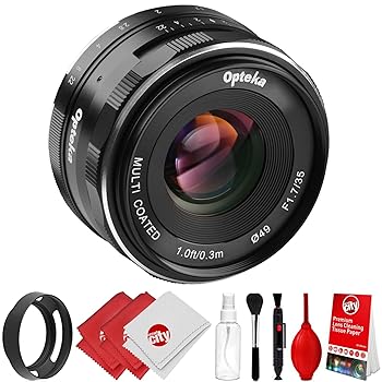 【中古】Opteka 35mm f1.7 HD MC マニュアルフォーカス プライムレンズ 通気孔フードとクリーニングキット Fuji XマウントAPS-Cデジタルカメラ用 【中古】Opteka 35mm f1.7 HD MC マニュアルフォーカス プライムレンズ 通気孔フードとクリーニングキット Fuji XマウントAPS-Cデジタルカメラ用
