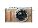 【中古】OLYMPUS ミラーレス一眼カメラ PEN E-PL9 レンズキット ブラウン(2)
