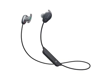 【中古】ソニー ワイヤレスノイズキャンセリングステレオヘッドセット WI-SP600N : Amazon Alexa搭載 マイク WI-SP600N BM