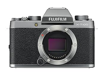 【中古】FUJIFILM ミラーレス一眼 X-T100ダークシルバー X-T100-DS