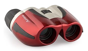 【中古】ミザールテック 双眼鏡 ズーム 倍率 10-30倍 レッド SZ-21 RED