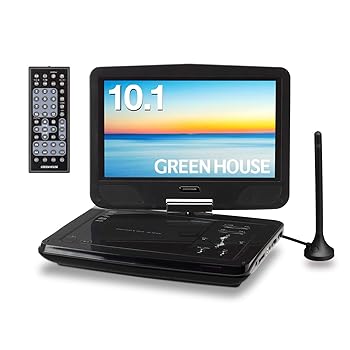 【中古】グリーンハウス 10型ワイド ポータブルDVDプレーヤー TVチューナーモデル GH-PDV10MT-BK 【中古】グリーンハウス 10型ワイド ポータブルDVDプレーヤー TVチューナーモデル GH-PDV10MT-BK