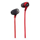 【中古】HyperX Cloud Earbuds 有線 ゲーミングイヤホン レッド インラインマイク Nintendo Switch メーカー 2 HX-HSCEB-RD 在宅勤務 テレワーク ビデオ