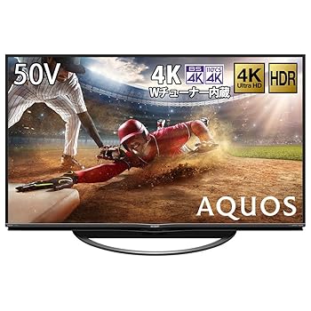 【中古】シャープ 50V型 4Kチューナー内蔵 液晶 テレビ AQUOS 4T-C50AN1 スマートテレビAndroid TV N-Blackパネル HDR対応 【中古】シャープ 50V型 4Kチューナー内蔵 液晶 テレビ AQUOS 4T-C50AN1 スマートテレビAndroid TV N-Blackパネル HDR対応