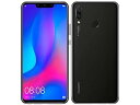 【中古】HUAWEI nova3ブラック 4GB128GB SIMフリー