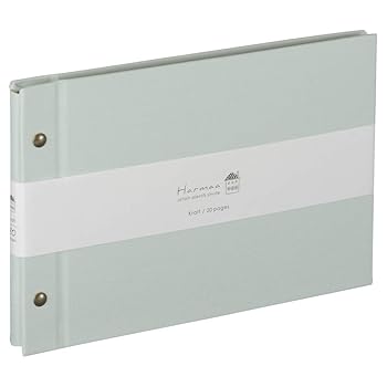 【中古】ナカバヤシ Harmaaハルマー 外ビス式アルバム A5サイズ A-HRA5-101-B ミントブルー