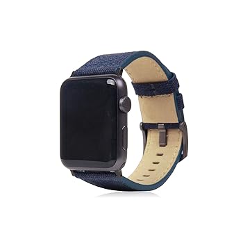【中古】SLG Design Apple Watch バンド 45mm 44mm 42mm キャンバス アップルウォッチ ベルト Series 9 8 7 Series 6 Series SESeries 5 Series 4
