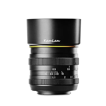 【中古】国内正規品 KAMLAN 交換レンズ 単焦点レンズ 50mm F1.1 キヤノン Mマウント用 APS-C 国内 KAM0012