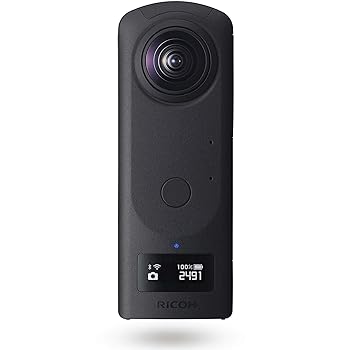 【中古】RICOH THETA Z1 ブラック 360度カメラ 1.0型裏面照射型CMOSセンサー搭載 23MP高解像静止画 手ブレ補正機能搭載 4K動画 360度空間音声 RAW現像対