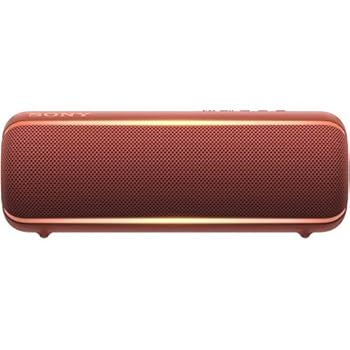 【中古】ソニー ワイヤレスポータブルスピーカー SRS-XB22 : 防水 防塵 防錆 Bluetooth 重低音 最大12時間連続再生 2019年モデル マイク レッド SR