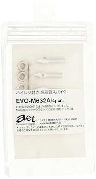【中古】AET M6規格スパイク 4本 専用ナット EVO-M632A 【中古】AET M6規格スパイク 4本 専用ナット EVO-M632A