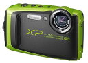 【中古】FUJIFILM デジタルカメラ XP90 防水 ライム FX-XP90LM