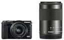 【中古】Canon ミラーレス一眼カメラ EOS M3 ダブルズームキットブラック EF-M15-45mm F3.5-6.3 IS STM EF-M55-200mm F4.5-6.3 IS STM EOSM3BK-WZK2(2)