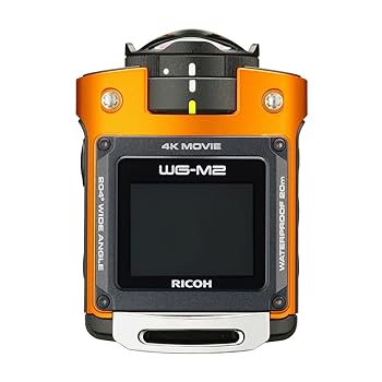 【中古】RICOH 防水アクションカメラ WG-M2 オレンジ 4K動画 超広角204度 ハウジング不要 防水20m 耐衝撃2m 03801 【中古】RICOH 防水アクションカメラ WG-M2 オレンジ 4K動画 超広角204度 ハウジング不要 防水20m 耐衝撃2m 03801