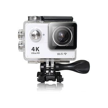 【中古】4K 動画広角170度 MARSHAL製 防水 ハイエンド 4K スポーツカメラ WiFi リンク機能 HDMI出力搭載 アクションカム MAL-FW 19種類の附属品 動画解像