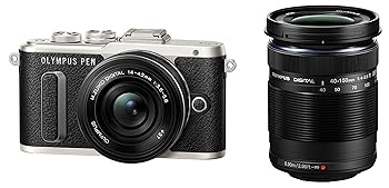 【中古】OLYMPUS ミラーレス一眼 E-PL8 ダブルズームキット ブラック 【中古】OLYMPUS ミラーレス一眼 E-PL8 ダブルズームキット ブラック